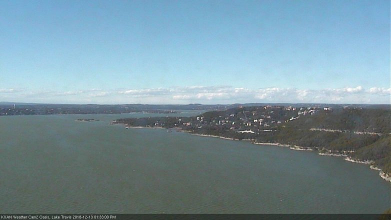 Lake Travis webcam, December 13, 2018 12:35 PM CT