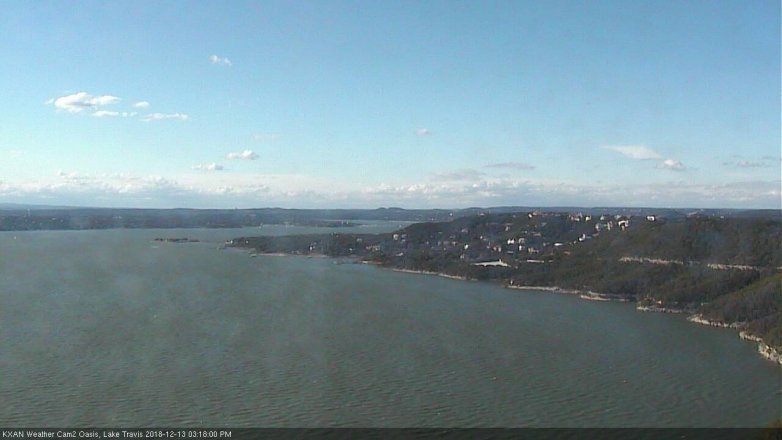 Lake Travis webcam, December 13, 2018 2:20 PM CT