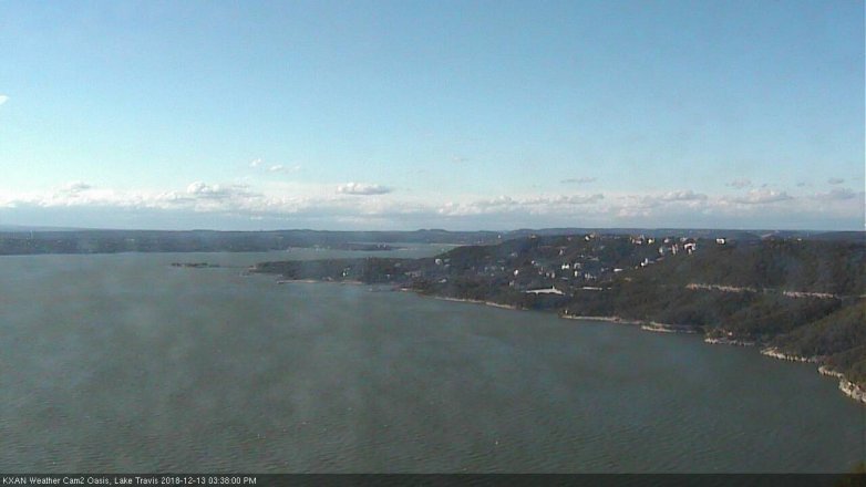 Lake Travis webcam, December 13, 2018 2:40 PM CT