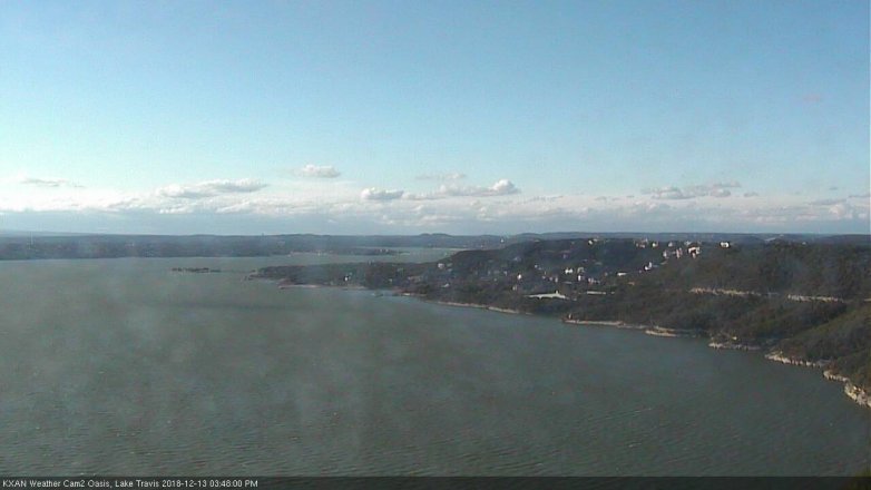 Lake Travis webcam, December 13, 2018 2:50 PM CT