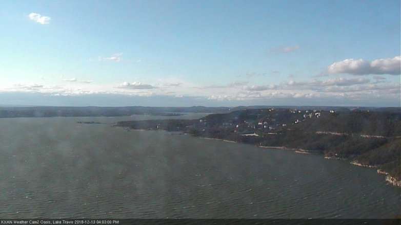 Lake Travis webcam, December 13, 2018 3:05 PM CT