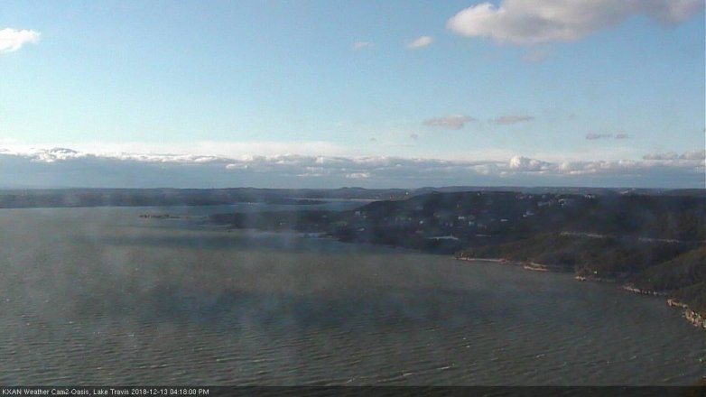 Lake Travis webcam, December 13, 2018 3:20 PM CT