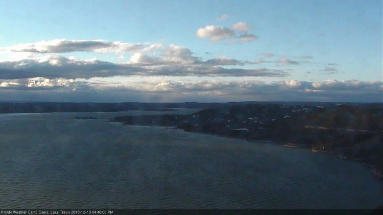 Lake Travis webcam, December 13, 2018 3:50 PM CT