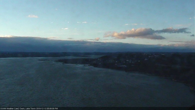 Lake Travis webcam, December 13, 2018 4:10 PM CT