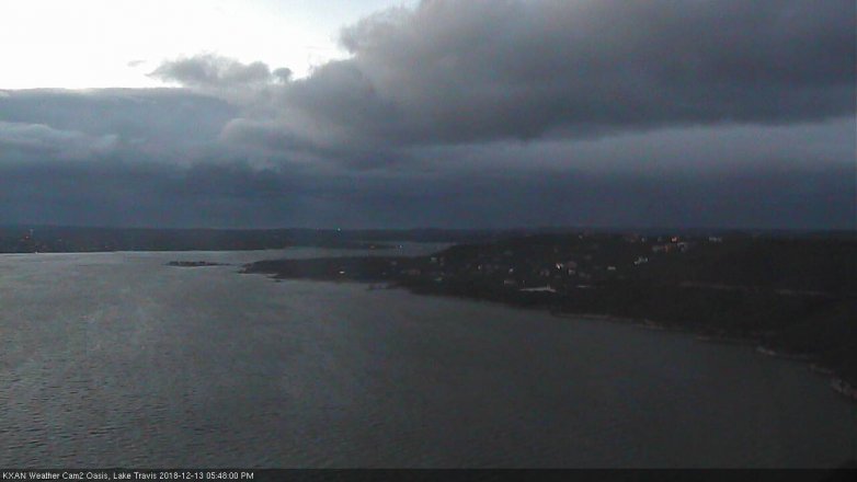 Lake Travis webcam, December 13, 2018 4:50 PM CT