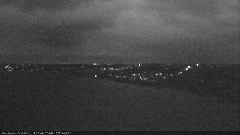 Lake Travis webcam, December 13, 2018 5:05 PM CT