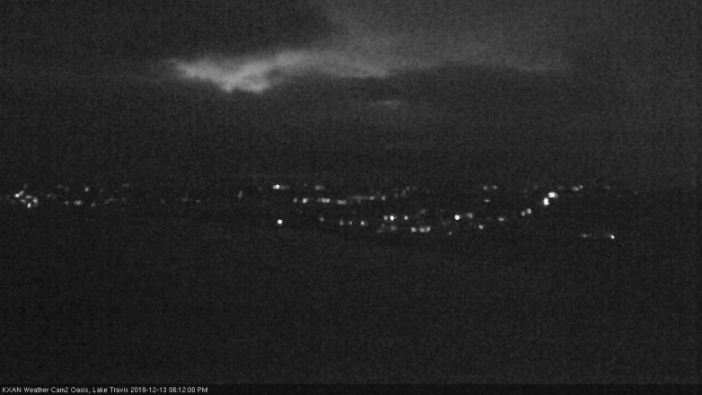 Lake Travis webcam, December 13, 2018 5:15 PM CT