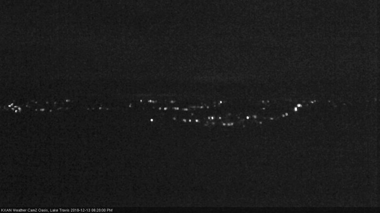 Lake Travis webcam, December 13, 2018 5:30 PM CT