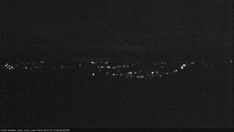 Lake Travis webcam, December 13, 2018 5:45 PM CT