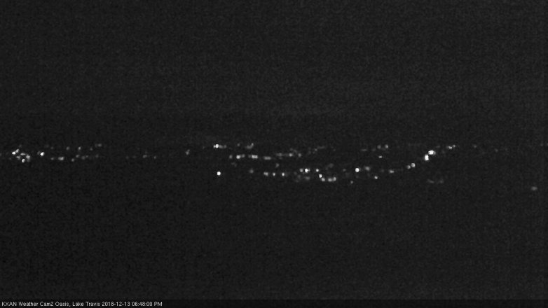 Lake Travis webcam, December 13, 2018 5:50 PM CT