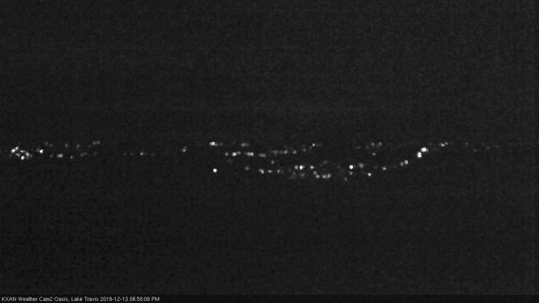 Lake Travis webcam, December 13, 2018 6:00 PM CT