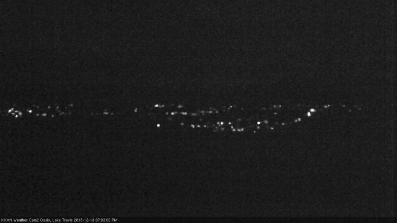 Lake Travis webcam, December 13, 2018 6:05 PM CT