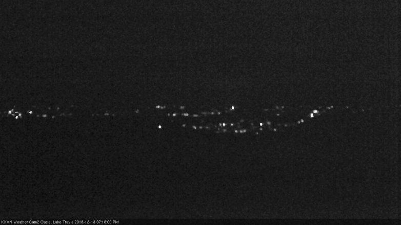 Lake Travis webcam, December 13, 2018 6:20 PM CT