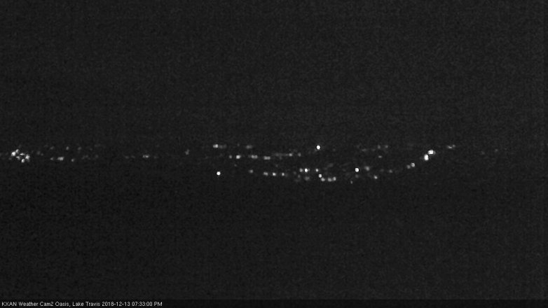 Lake Travis webcam, December 13, 2018 6:35 PM CT