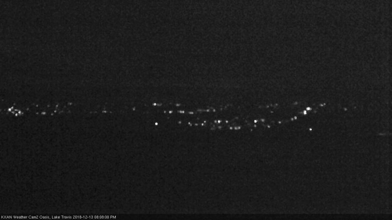 Lake Travis webcam, December 13, 2018 7:10 PM CT