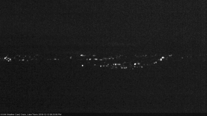Lake Travis webcam, December 13, 2018 7:35 PM CT