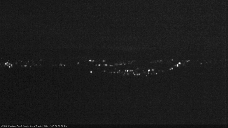 Lake Travis webcam, December 13, 2018 7:40 PM CT