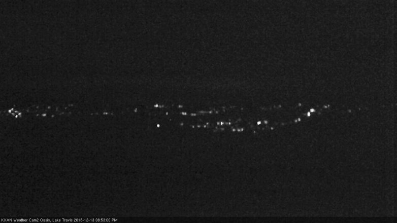 Lake Travis webcam, December 13, 2018 7:55 PM CT