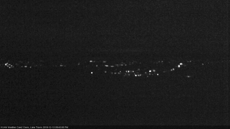 Lake Travis webcam, December 13, 2018 8:45 PM CT
