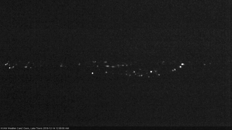 Lake Travis webcam, December 13, 2018 11:10 PM CT