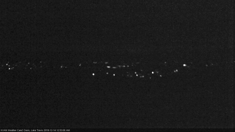Lake Travis webcam, December 13, 2018 11:55 PM CT