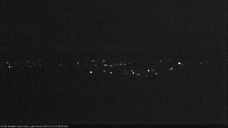 Lake Travis webcam, December 13, 2018 12:00 AM CT