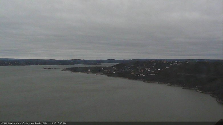 Lake Travis webcam, December 14, 2018 9:15 AM CT