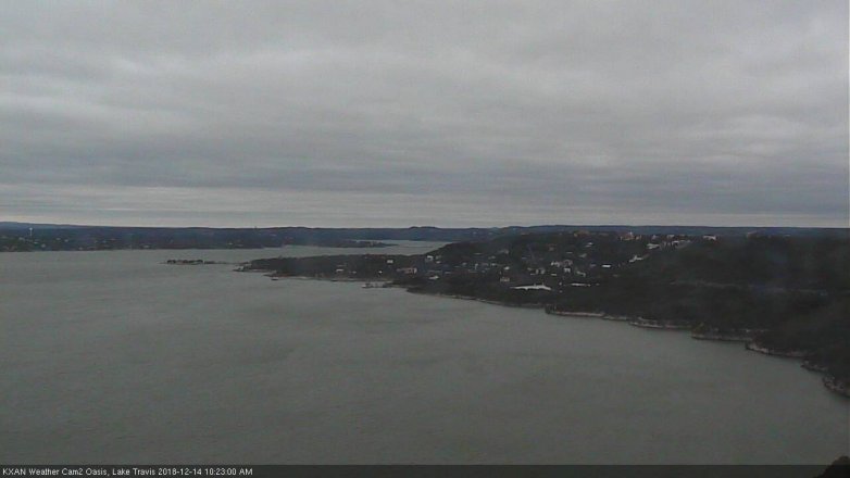 Lake Travis webcam, December 14, 2018 9:25 AM CT