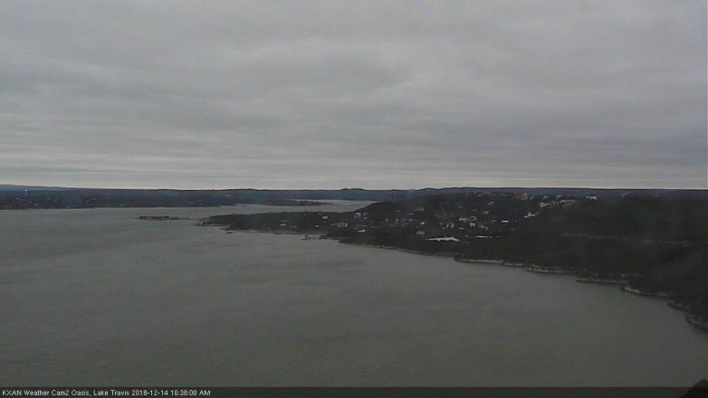 Lake Travis webcam, December 14, 2018 9:40 AM CT