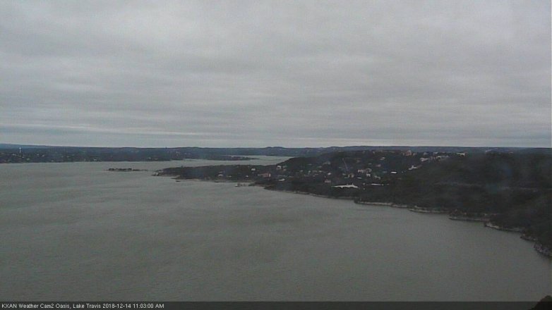 Lake Travis webcam, December 14, 2018 10:05 AM CT