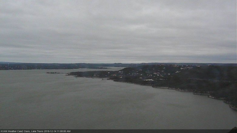 Lake Travis webcam, December 14, 2018 10:10 AM CT