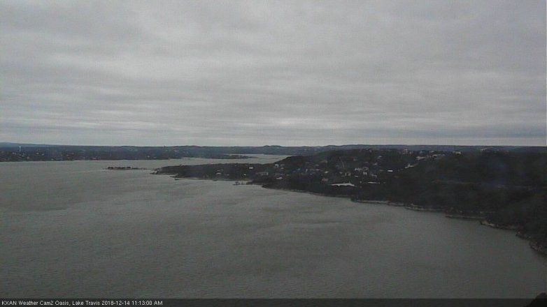 Lake Travis webcam, December 14, 2018 10:15 AM CT