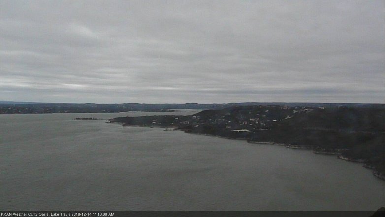 Lake Travis webcam, December 14, 2018 10:20 AM CT