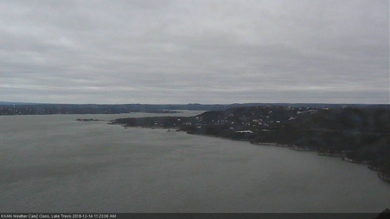 Lake Travis webcam, December 14, 2018 10:25 AM CT