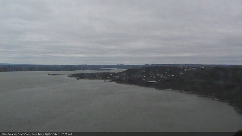 Lake Travis webcam, December 14, 2018 10:30 AM CT