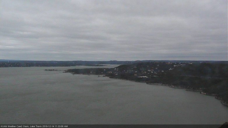Lake Travis webcam, December 14, 2018 10:35 AM CT