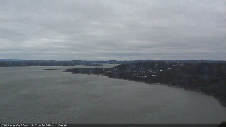Lake Travis webcam, December 14, 2018 10:40 AM CT