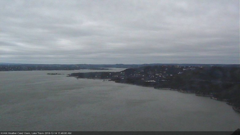 Lake Travis webcam, December 14, 2018 10:50 AM CT