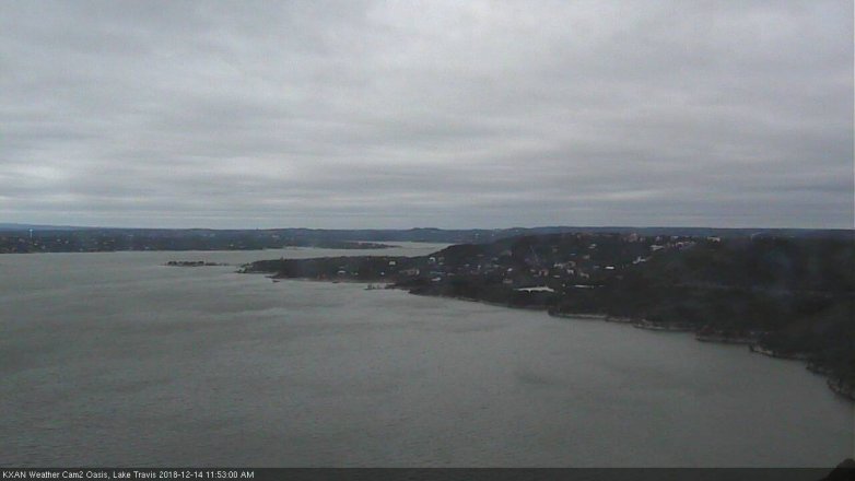 Lake Travis webcam, December 14, 2018 10:55 AM CT