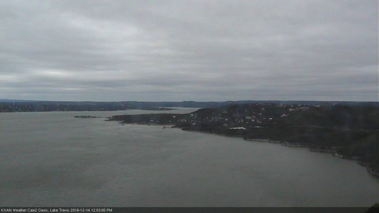Lake Travis webcam, December 14, 2018 11:05 AM CT