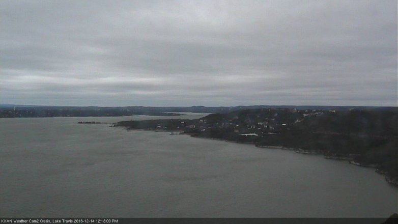 Lake Travis webcam, December 14, 2018 11:15 AM CT
