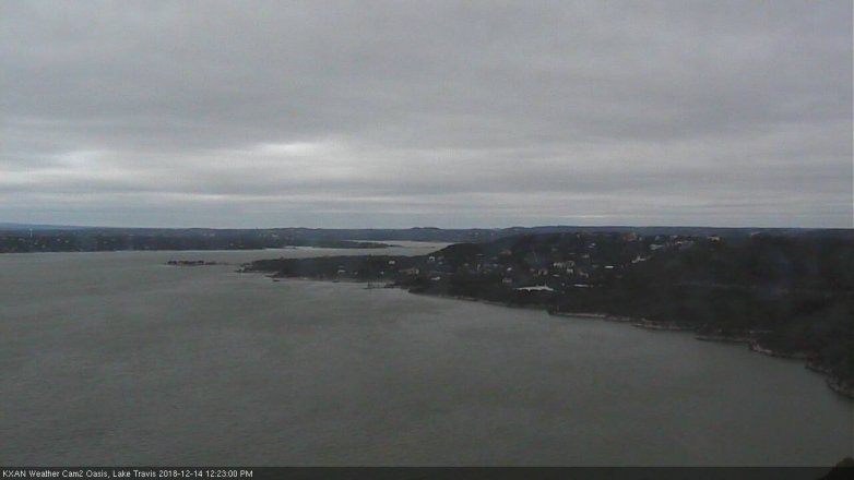Lake Travis webcam, December 14, 2018 11:25 AM CT