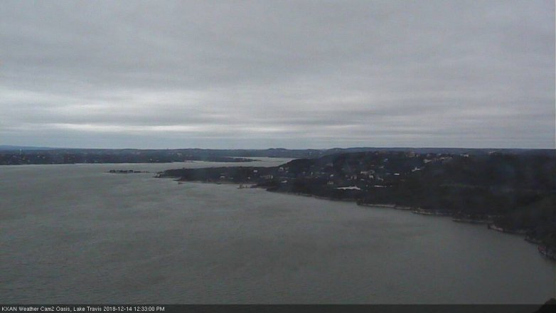 Lake Travis webcam, December 14, 2018 11:35 AM CT