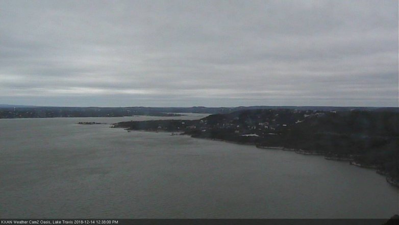 Lake Travis webcam, December 14, 2018 11:40 AM CT