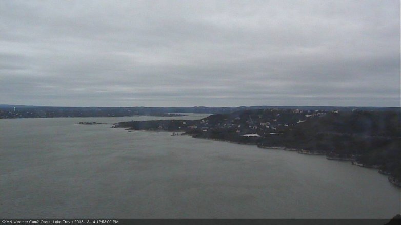 Lake Travis webcam, December 14, 2018 11:55 AM CT