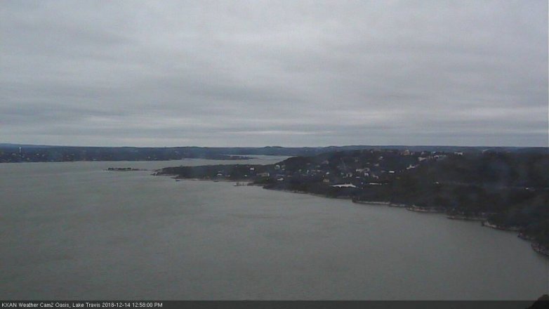 Lake Travis webcam, December 14, 2018 12:00 PM CT