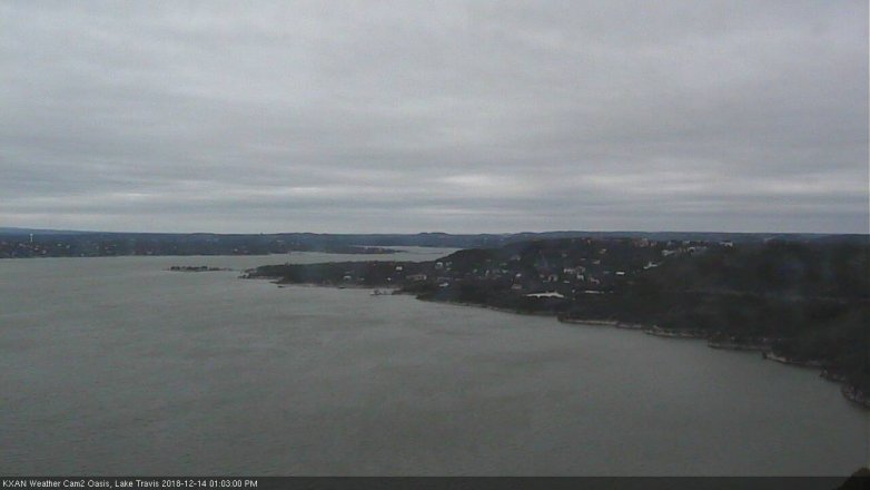 Lake Travis webcam, December 14, 2018 12:05 PM CT