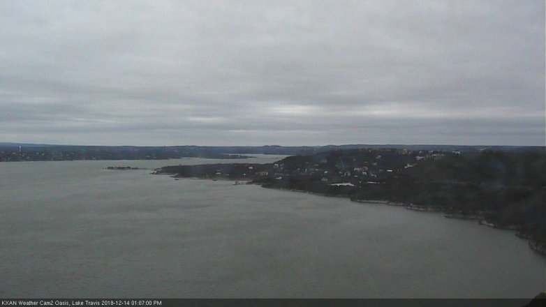 Lake Travis webcam, December 14, 2018 12:10 PM CT