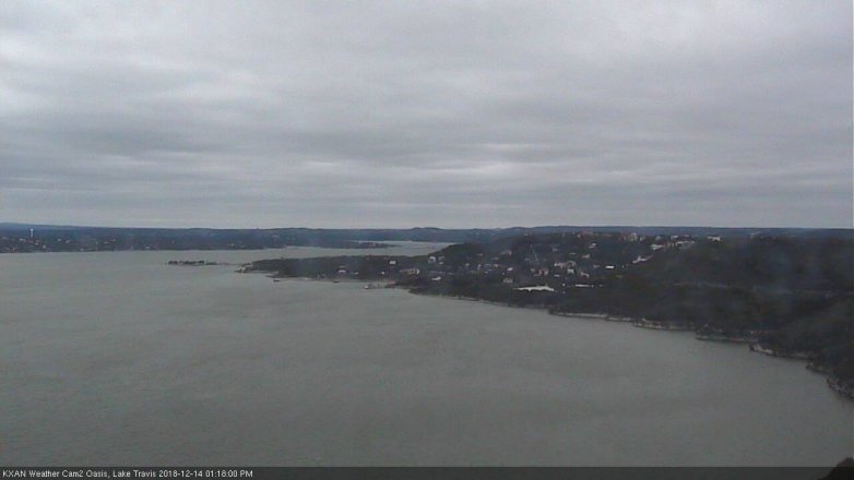 Lake Travis webcam, December 14, 2018 12:20 PM CT