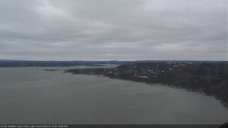 Lake Travis webcam, December 14, 2018 12:25 PM CT